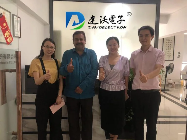 Welcome India client Mr Sajid to visit our company!!!