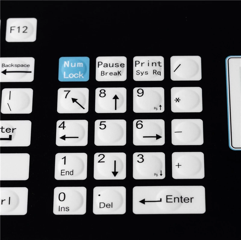 D-1603 Panel Mount Membrane Keyboard