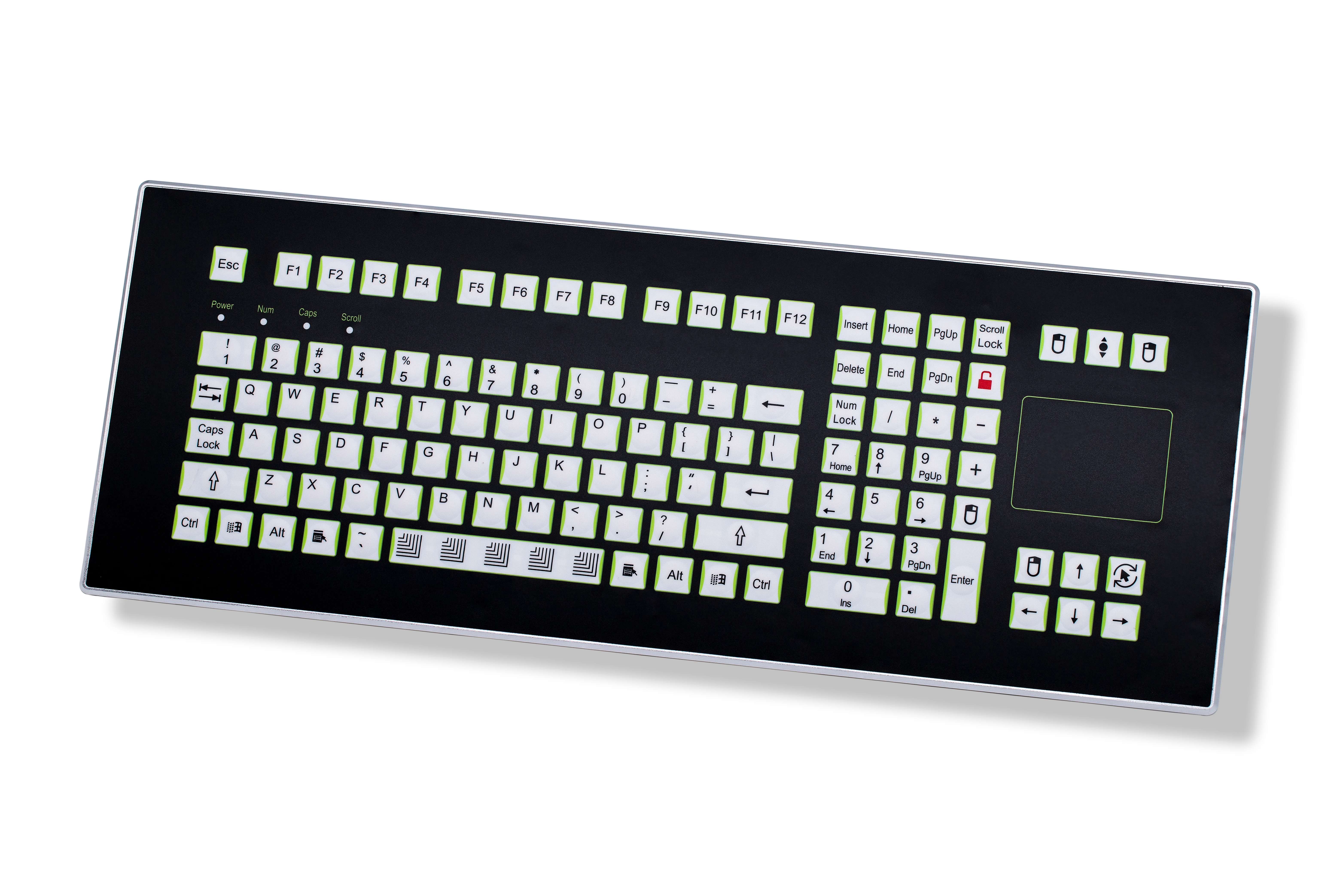 D-1605C Panel Mount Membrane Keyboard