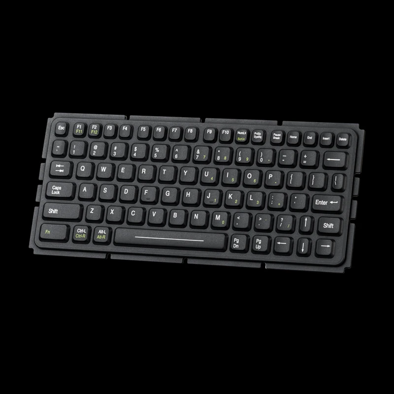 D-6205 Panel Mount Silicone Keyboard