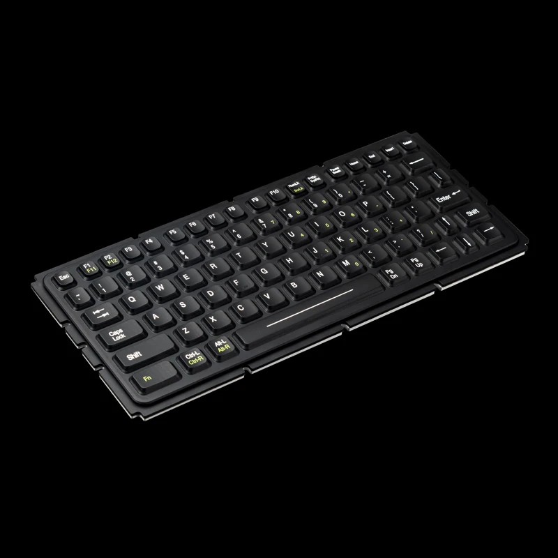 D-6205 Panel Mount Silicone Keyboard