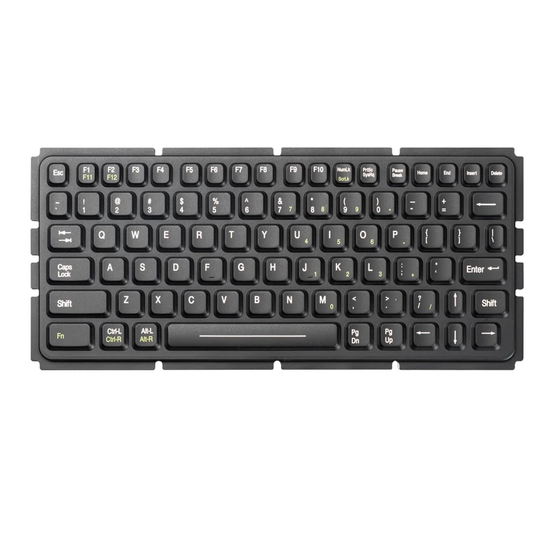 D-6205 Panel Mount Silicone Keyboard