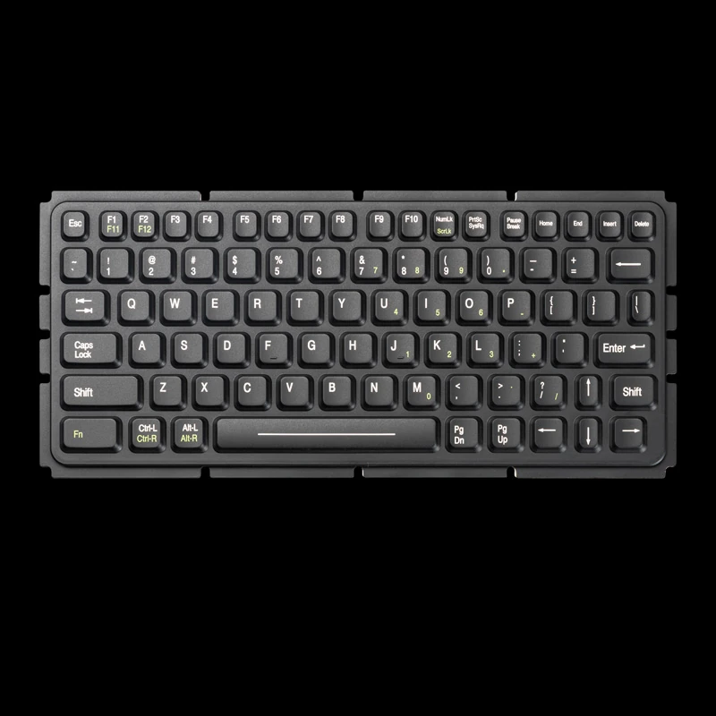 D-6205 Panel Mount Silicone Keyboard