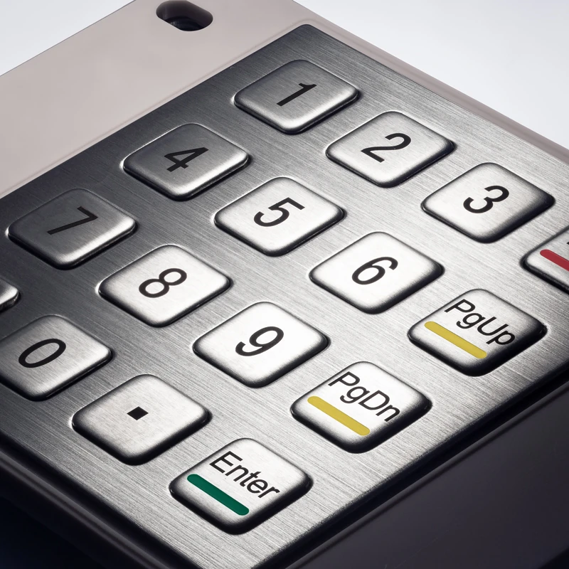 D-8203B Panel Mount Stainless Steel Keypad