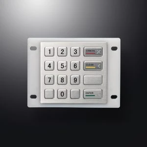 D-8204B Panel Mount Stainless Steel Keypad