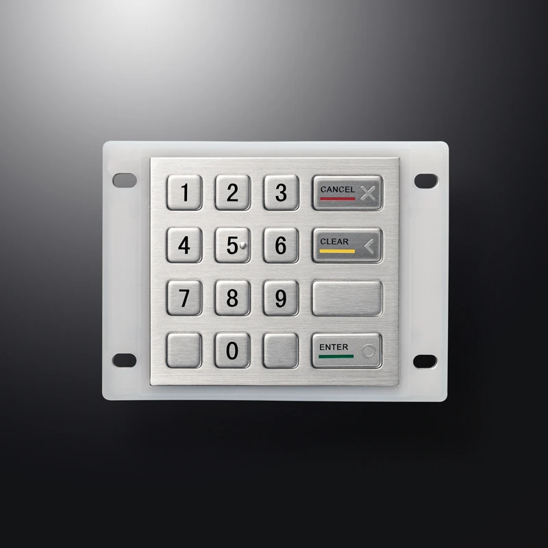 D-8204B Panel Mount Stainless Steel Keypad