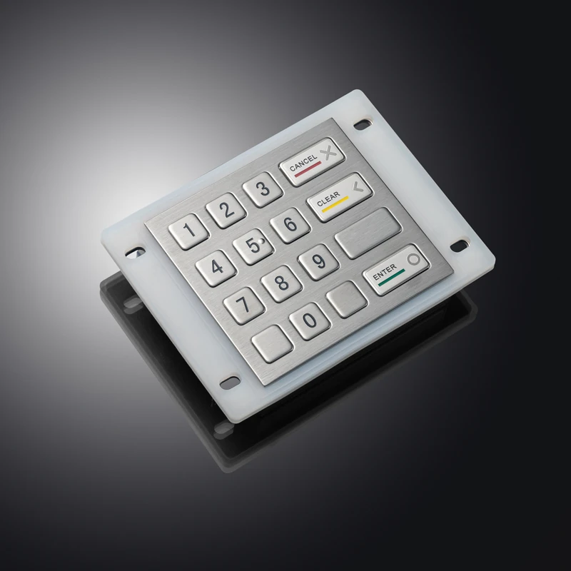 D-8204B Panel Mount Stainless Steel Keypad