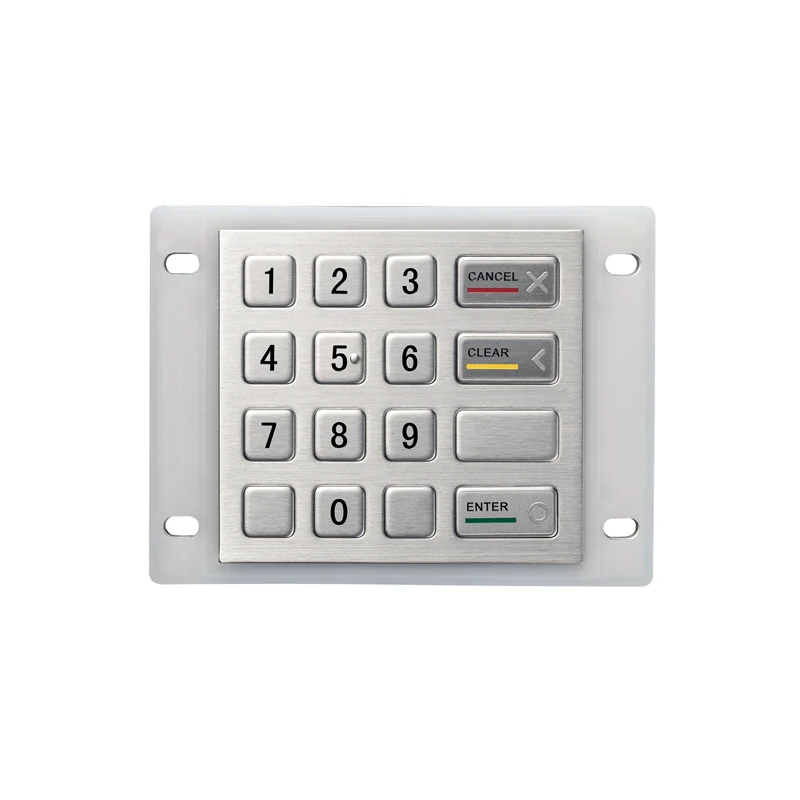 D-8204B Panel Mount Stainless Steel Keypad