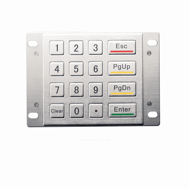 D-8204E Panel Mount Stainless Steel Keypad