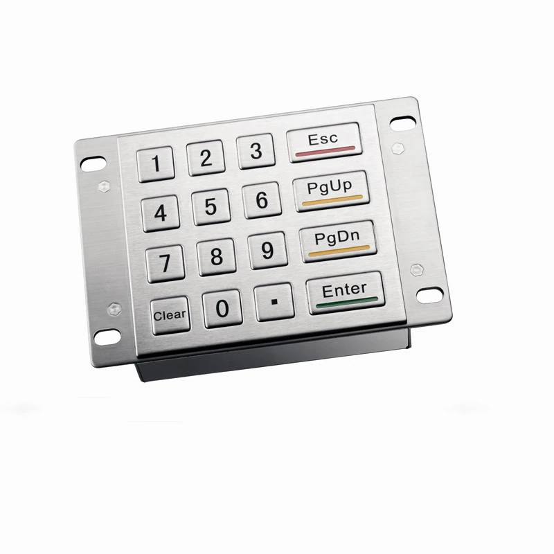 D-8204E Panel Mount Stainless Steel Keypad