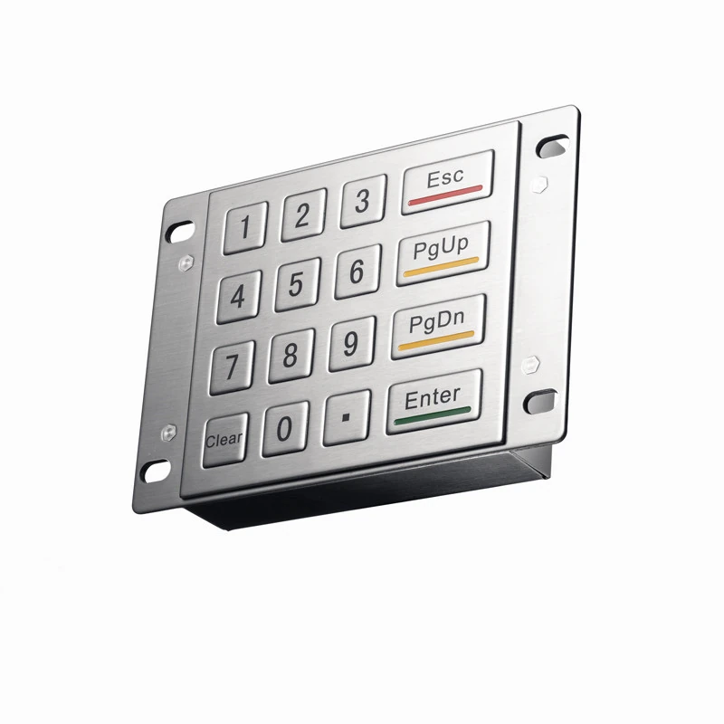 D-8204E Panel Mount Stainless Steel Keypad