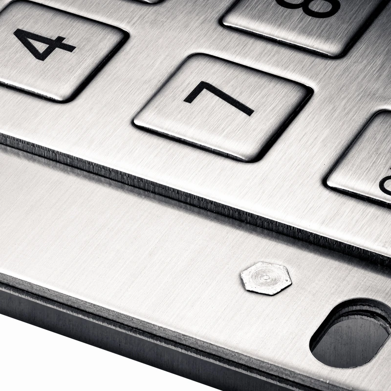 D-8204E Panel Mount Stainless Steel Keypad