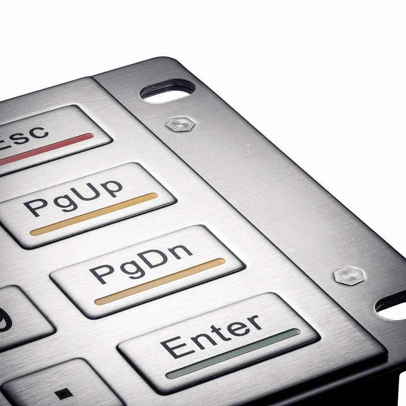D-8204E Panel Mount Stainless Steel Keypad