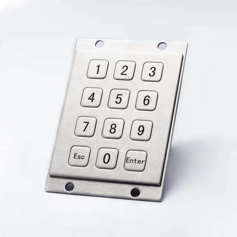 D-8208 Panel Mount Stainless Steel Keypad