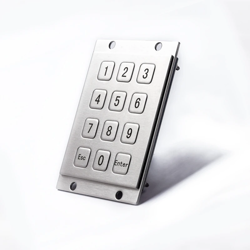 D-8208 Panel Mount Stainless Steel Keypad