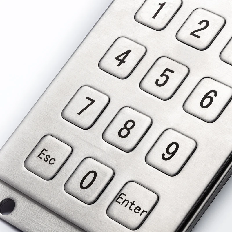 D-8208 Panel Mount Stainless Steel Keypad