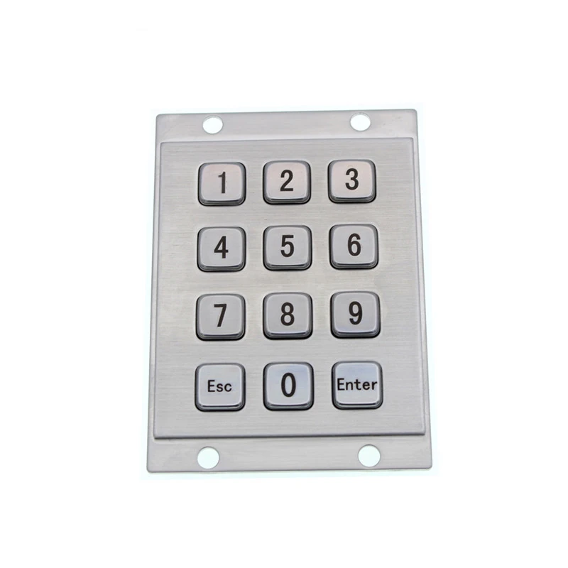 D-8208A Panel Mount Stainless Steel Keypad