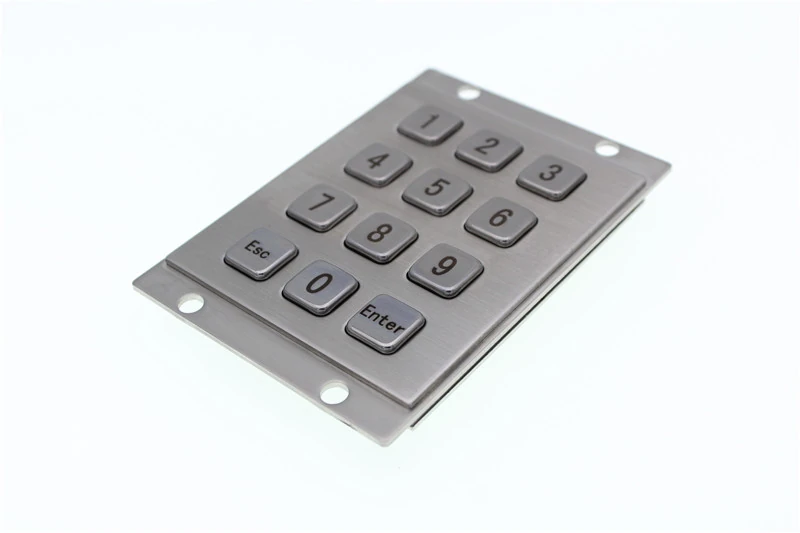 D-8208A Panel Mount Stainless Steel Keypad