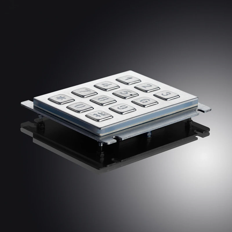 D-8208J-1 Panel Mount Stainless Steel Keypad