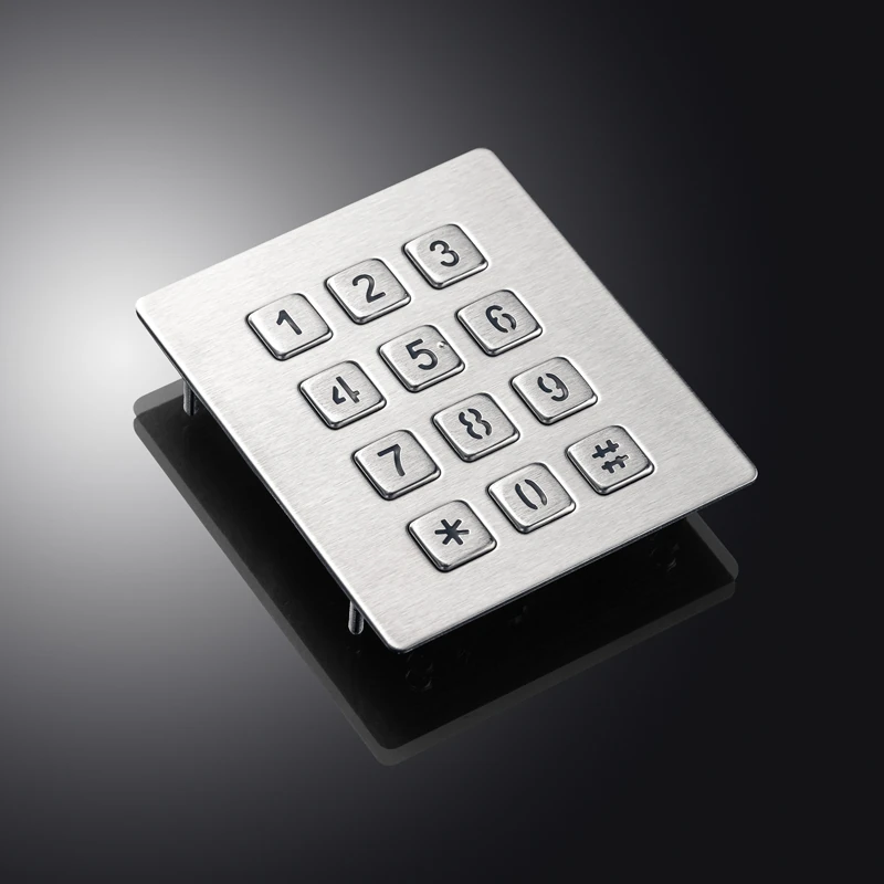 D-8208J Panel Mount Stainless Steel Keypad