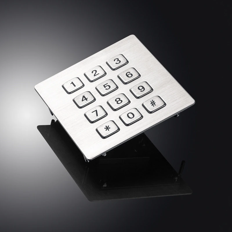 D-8208J Panel Mount Stainless Steel Keypad