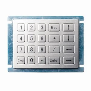D-8210 Panel Mount Stainless Steel Keypad