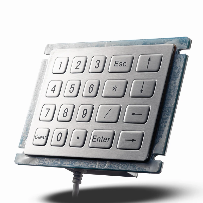 D-8210 Panel Mount Stainless Steel Keypad