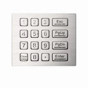 D-8281 Panel Mount Stainless Steel Keypad
