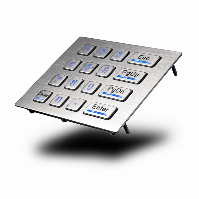 D-8281 Panel Mount Stainless Steel Keypad