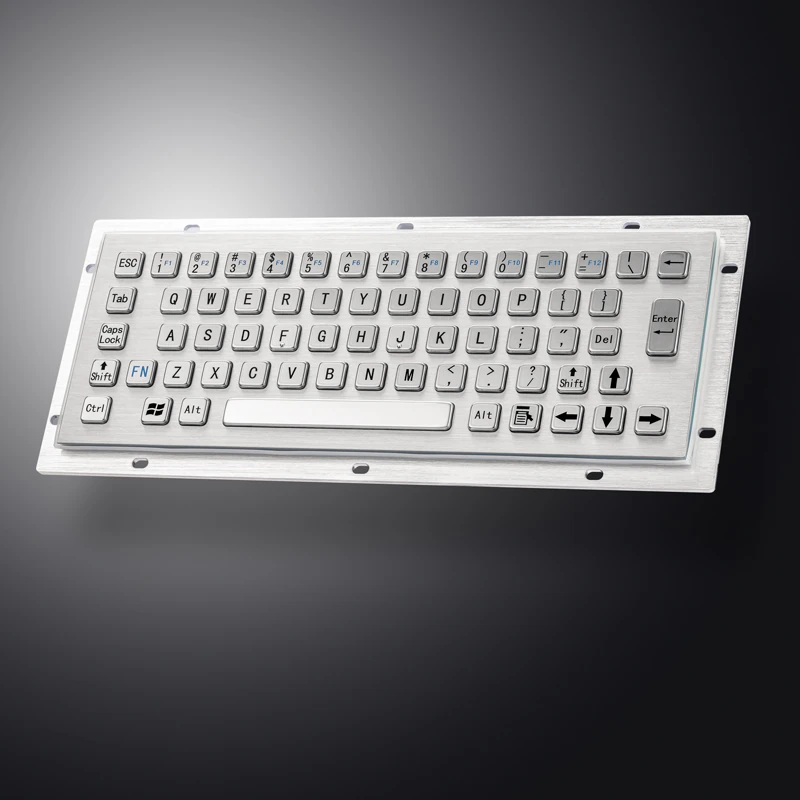 D-8601 Panel Mount Stainless Steel Keyboard