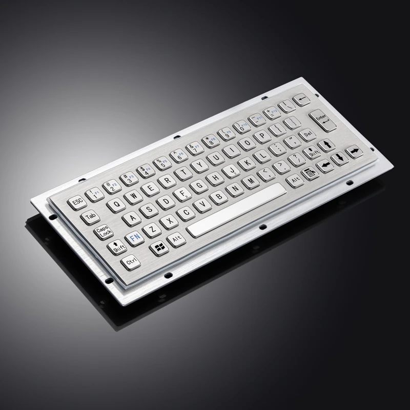 D-8601 Panel Mount Stainless Steel Keyboard
