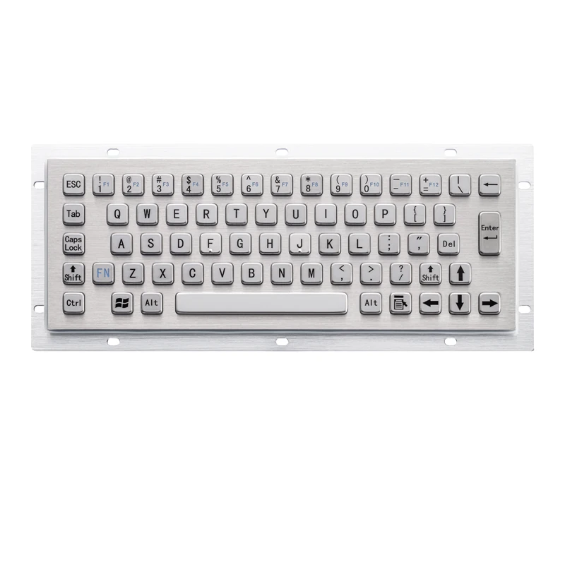 D-8601 Panel Mount Stainless Steel Keyboard