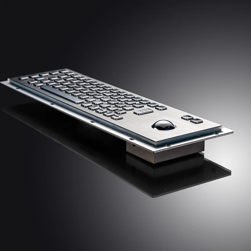 D-8602 Panel Mount Stainless Steel Keyboard