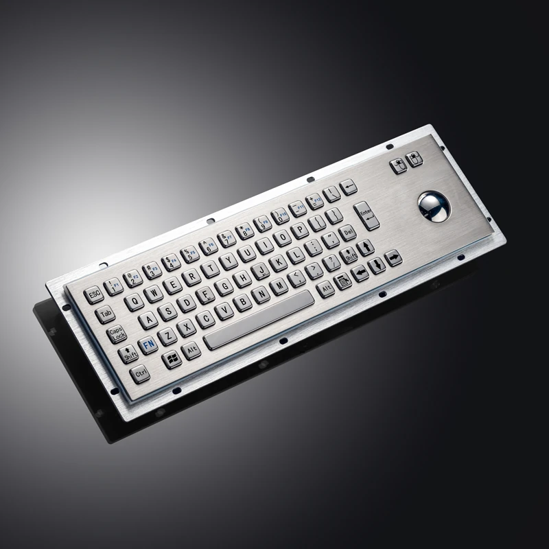 D-8602 Panel Mount Stainless Steel Keyboard