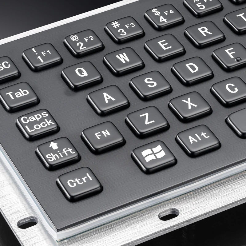 D-8602B Panel Mount Stainless Steel Keyboard