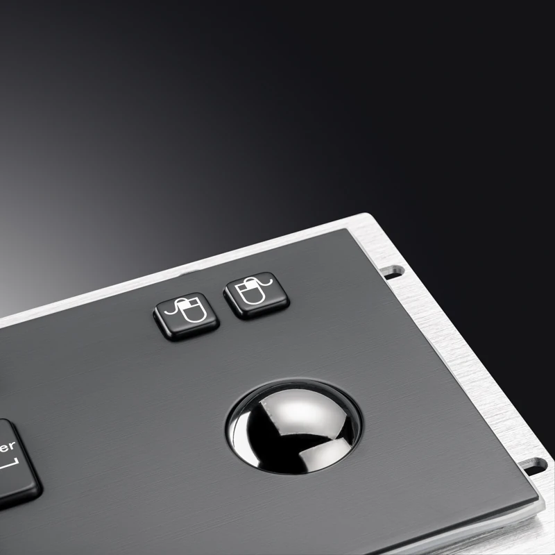 D-8602B Panel Mount Stainless Steel Keyboard