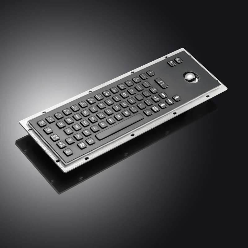 D-8602B Panel Mount Stainless Steel Keyboard