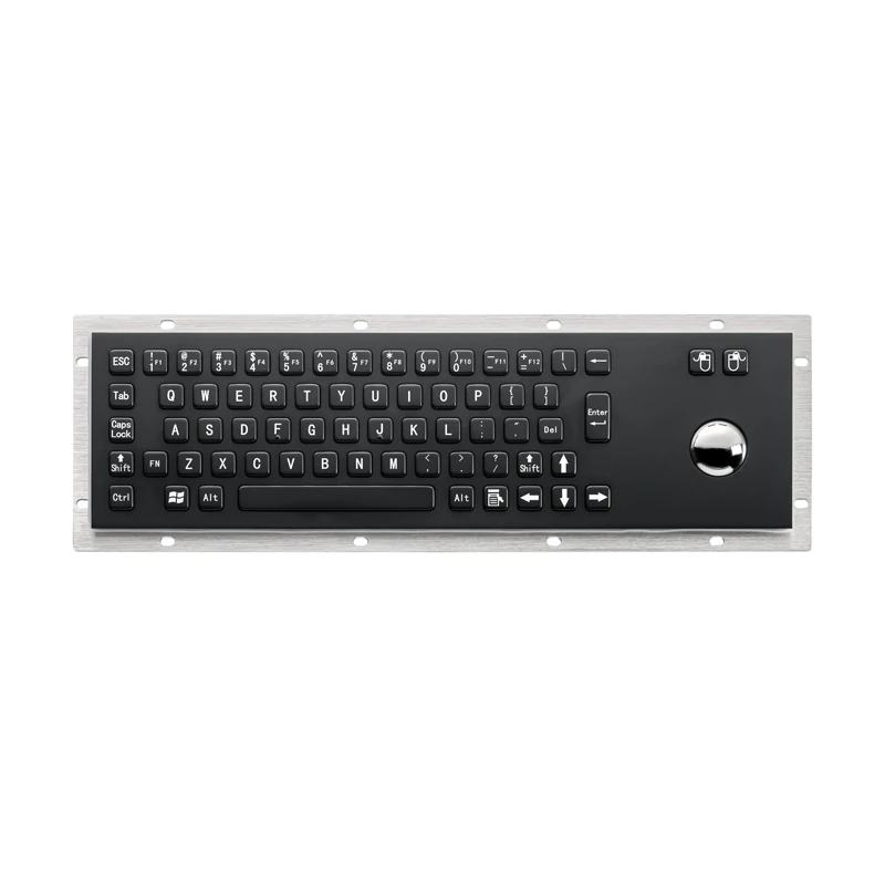 D-8602B Panel Mount Stainless Steel Keyboard