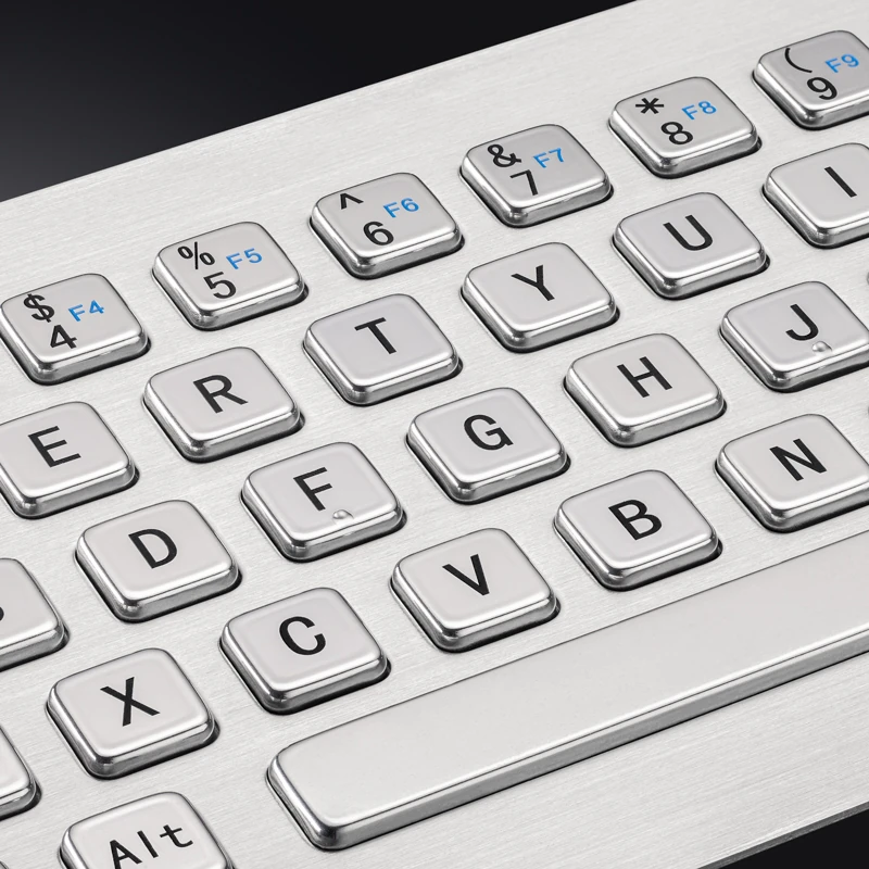 D-8603 Panel Mount Stainless Steel Keyboard