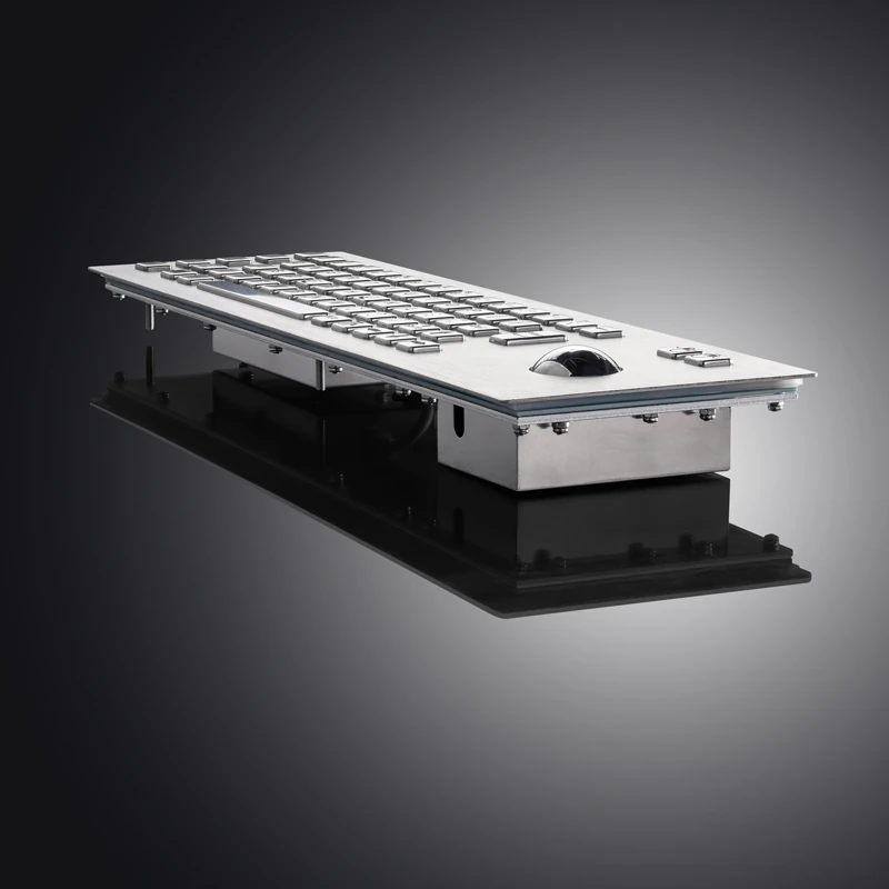 D-8603 Panel Mount Stainless Steel Keyboard