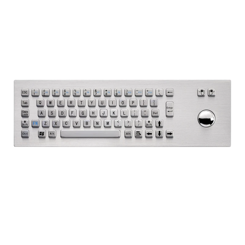 D-8603 Panel Mount Stainless Steel Keyboard