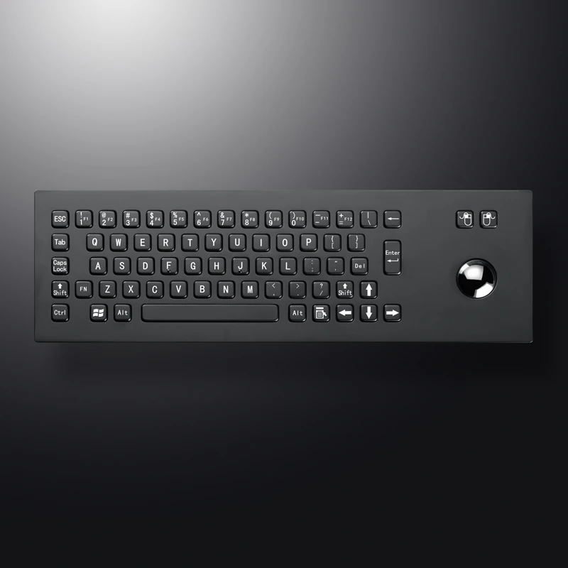 D-8603B Panel Mount Stainless Steel Keyboard