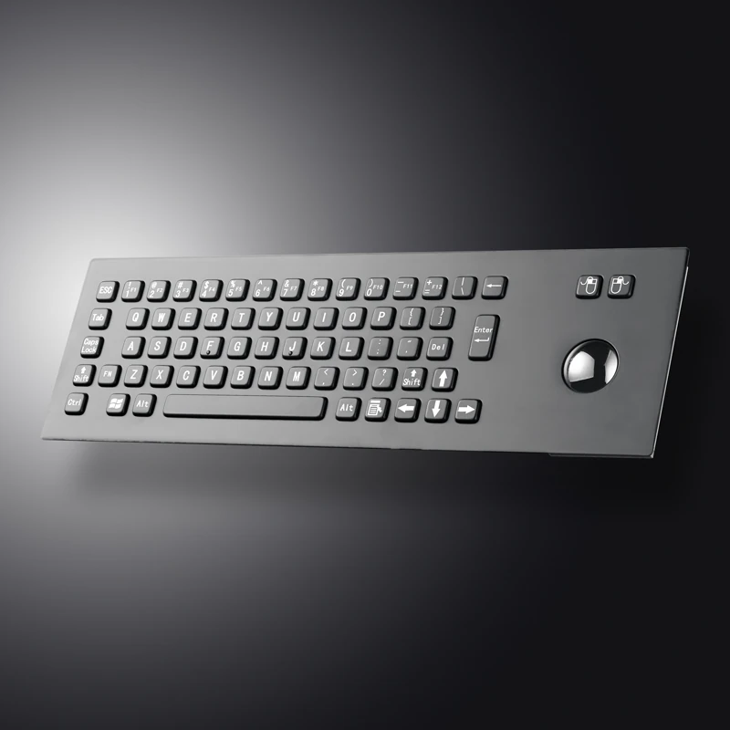 D-8603B Panel Mount Stainless Steel Keyboard