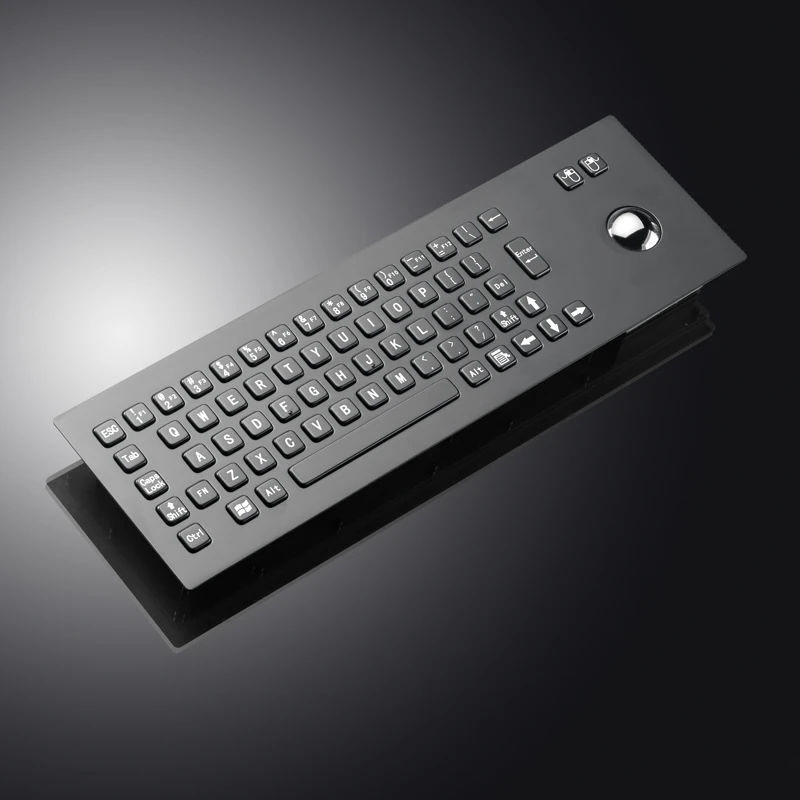 D-8603B Panel Mount Stainless Steel Keyboard
