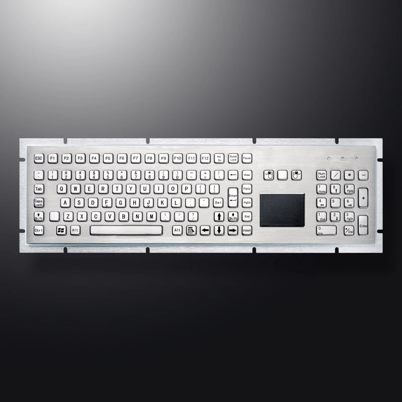 D-8605T Panel Mount Stainless Steel Keyboard