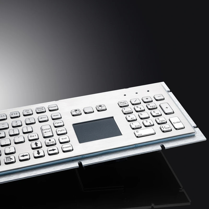 D-8605T Panel Mount Stainless Steel Keyboard