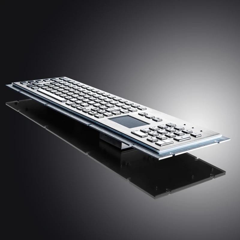 D-8605T Panel Mount Stainless Steel Keyboard