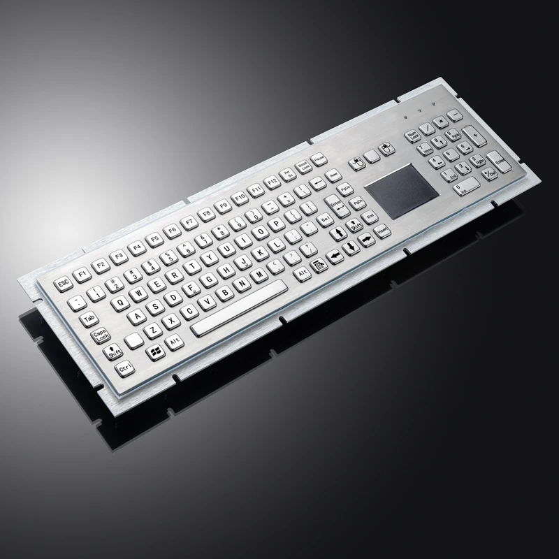 D-8605T Panel Mount Stainless Steel Keyboard
