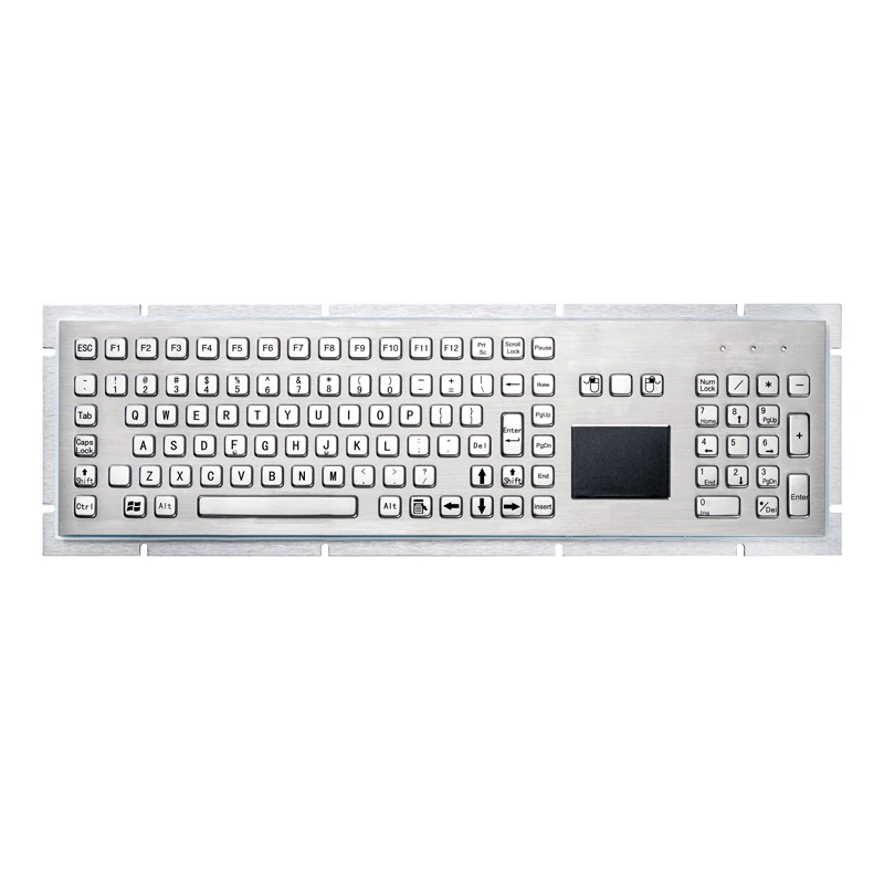 D-8605T Panel Mount Stainless Steel Keyboard