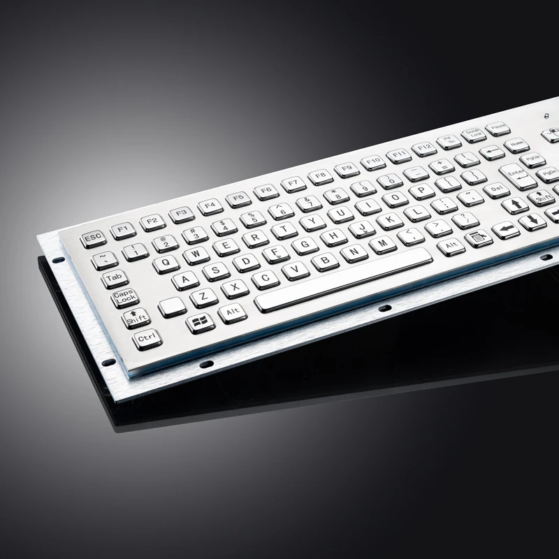 D-8606G Panel Mount Stainless Steel Keyboard